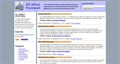 Desktop Screenshot of allaboutvoicemail.com