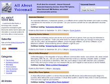 Tablet Screenshot of allaboutvoicemail.com